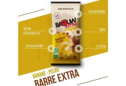 Barre énergétique bio Extra - Banane - Pécan