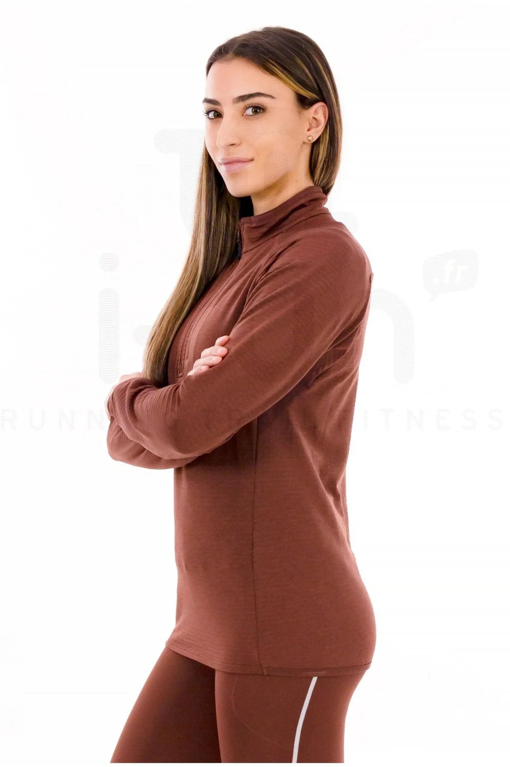 Essential Lightwarm 1/4 zip femme
