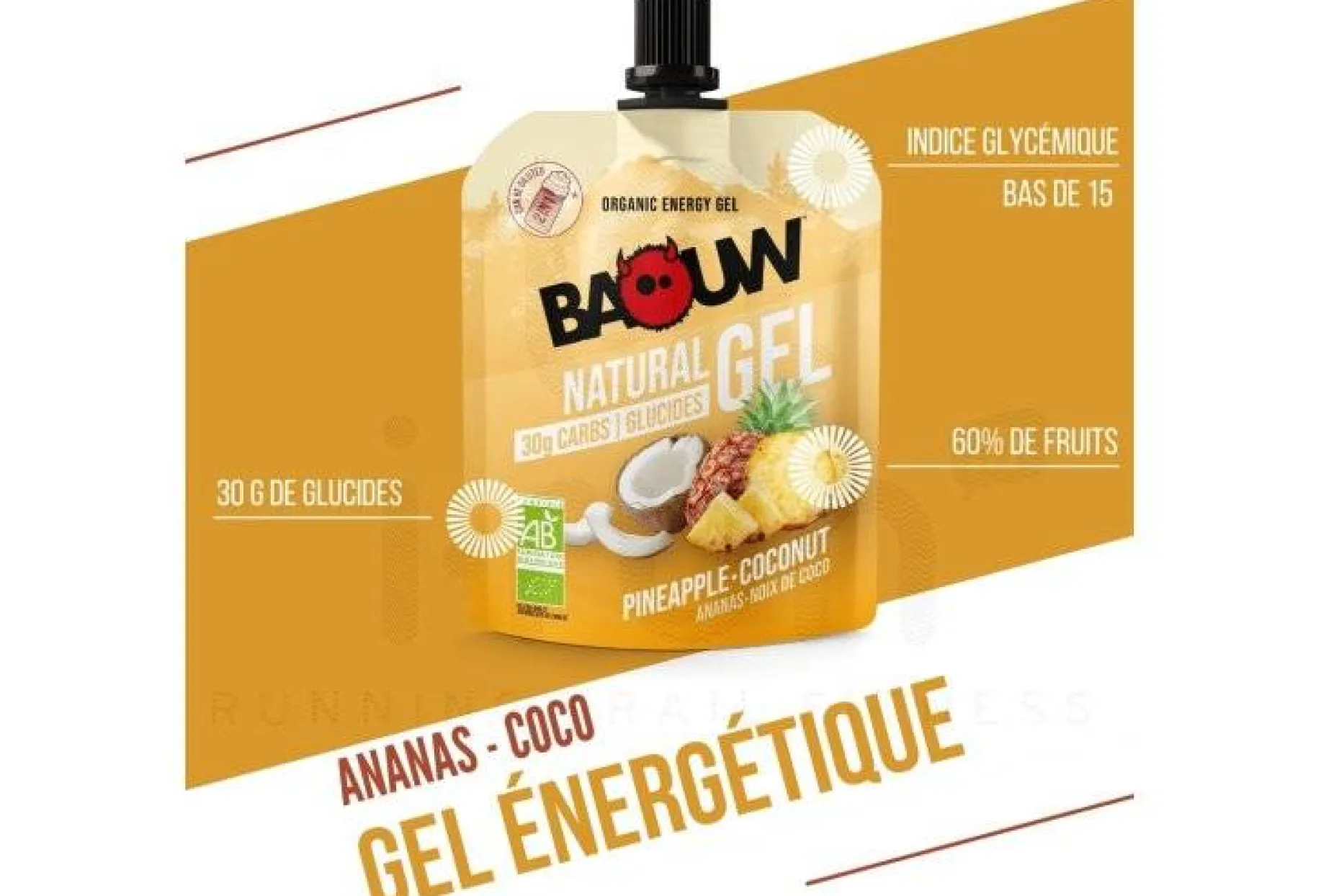 Gel naturel bio