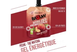 Gel naturel bio - Pêche - Thé matcha